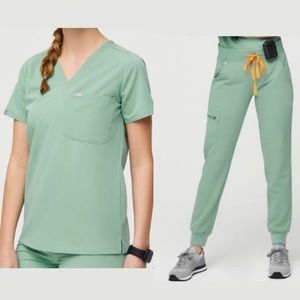 Limited edition color jade green scrubs